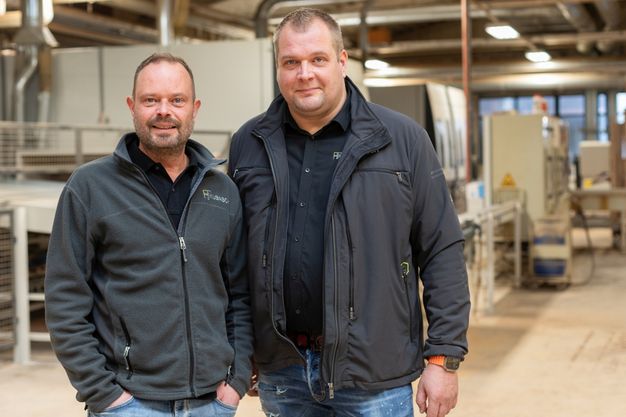 Christian Kubasch mit Bruder Alexander Kubasch: Die Brüder haben das Unternehmen des Vaters modernisiert und digitalisiert.